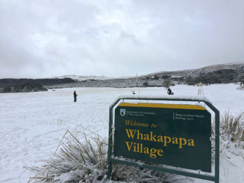 Whakapapa的滑雪场