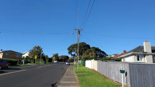 The street near where I live